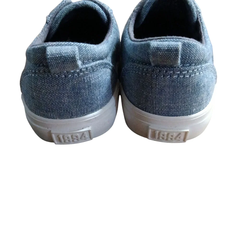 Old Navy Gray Toddler Slip-On Shoes with Rubber Toe Cap New Without Tags